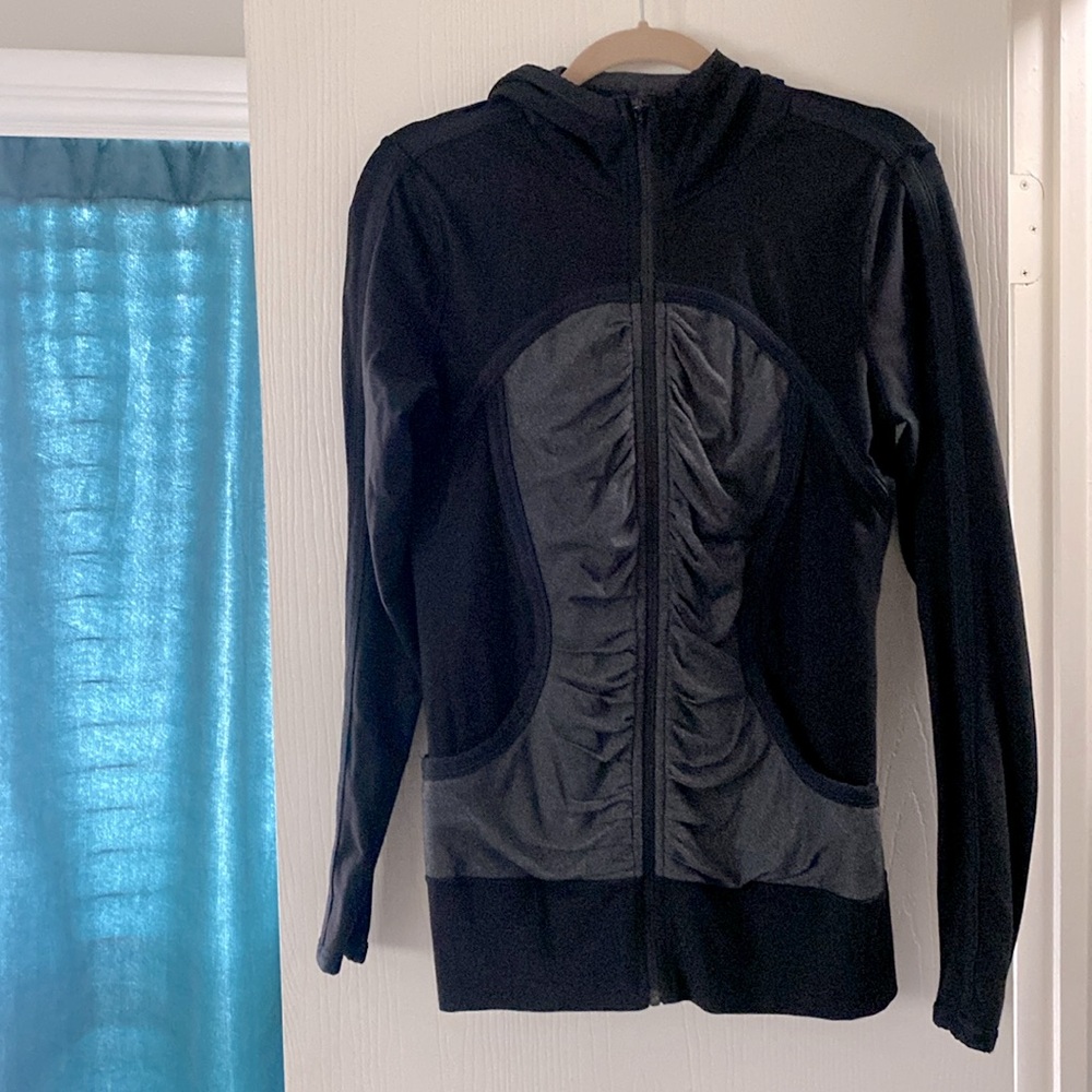 Lululemon two tone zip up hoody